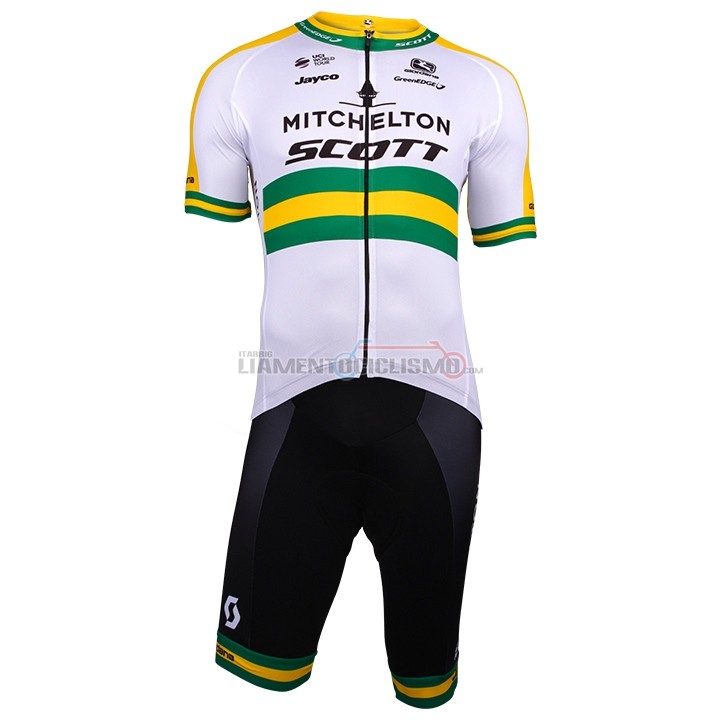 Abbigliamento Ciclismo Mitchelton Scott Campione Australia Manica Corta 2018